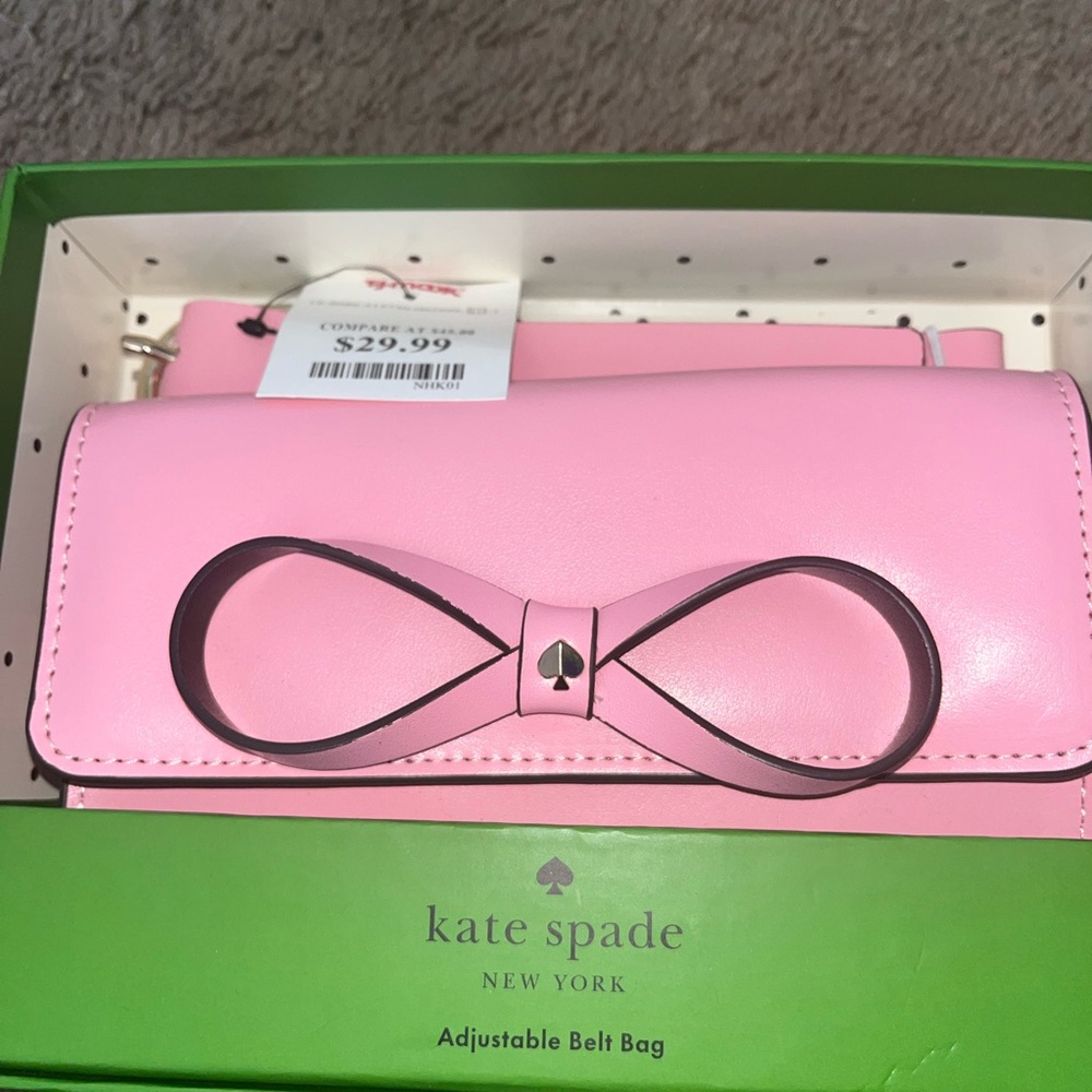 Kate Spade Pink Bow Clutch